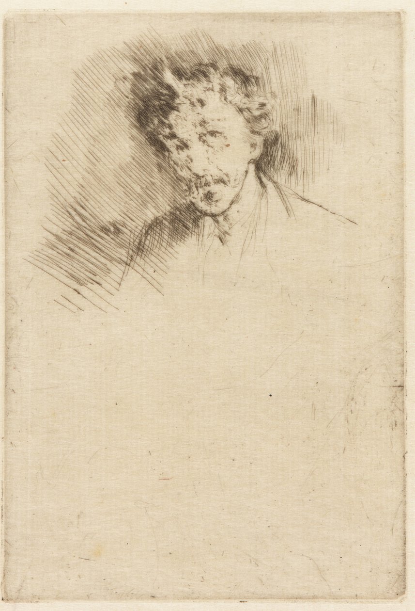 Whistler com o cadeado branco de James Abbott McNeill Whistler
