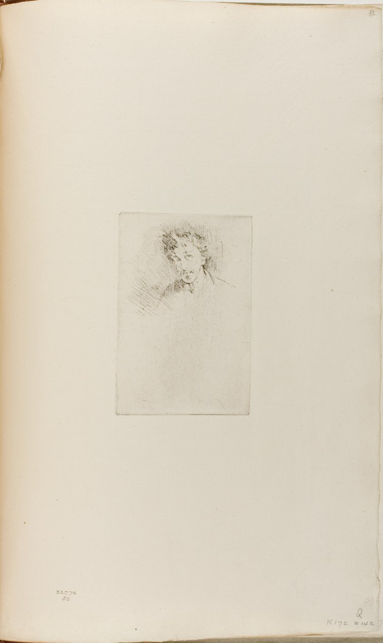 Whistler com o cadeado branco de James Abbott McNeill Whistler