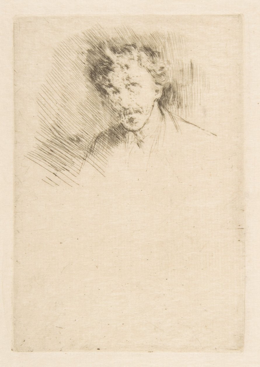 Whistler com a madeixa branca de James McNeill Whistler