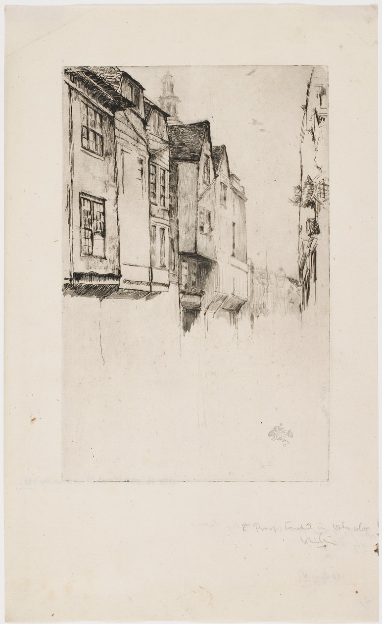 Great Street, Londres de James Abbott McNeill Whistler