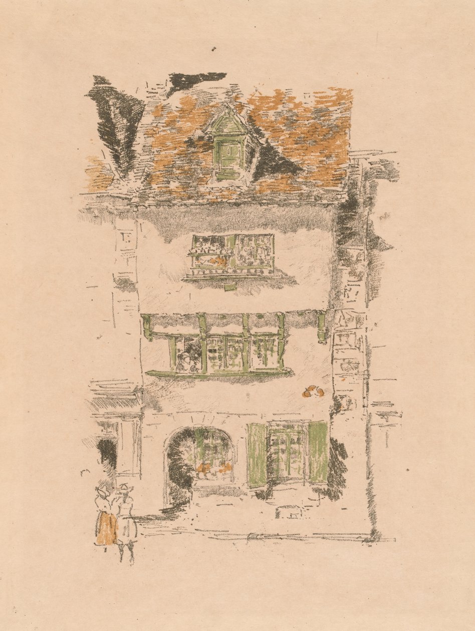 Casa Amarela, Lannion de James Abbott McNeill Whistler