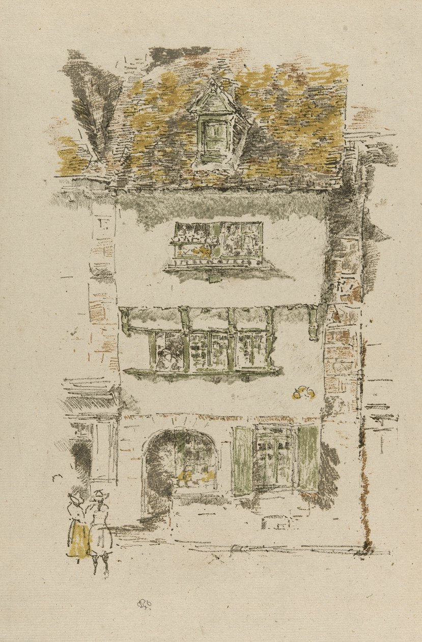 Casa Amarela, Lannion de James Abbott McNeill Whistler