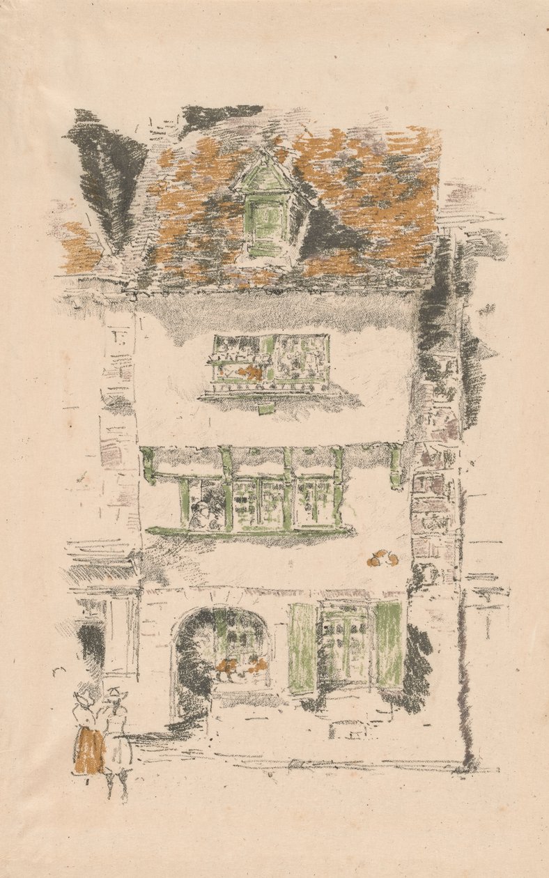 Casa Amarela, Lannion de James Abbott McNeill Whistler