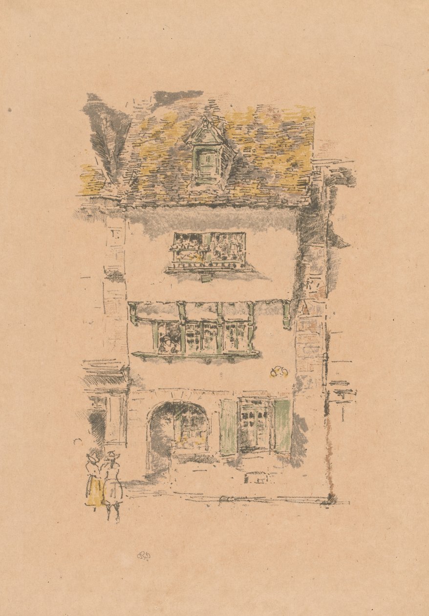 Casa Amarela, Lannion de James McNeill Whistler