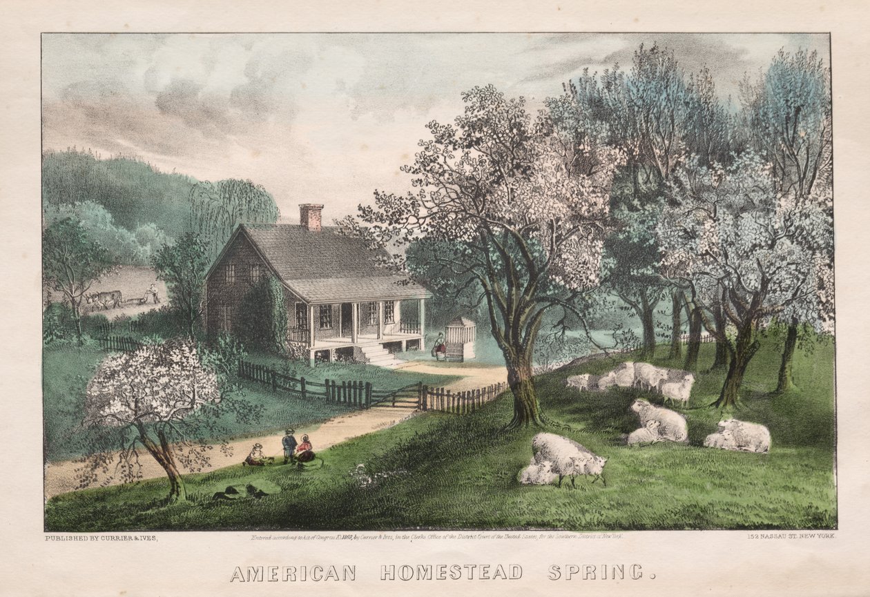 Herdade Americana, Primavera de James Merritt Ives