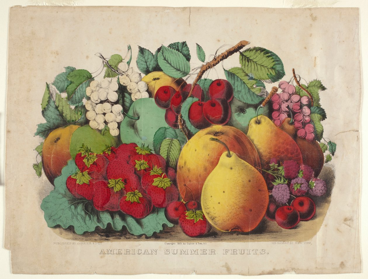 Fruta Americana de Verão de James Merritt Ives
