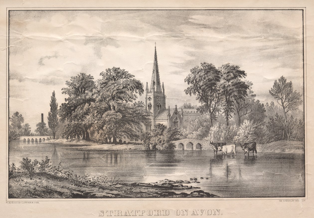 Stratford na Avon de James Merritt Ives