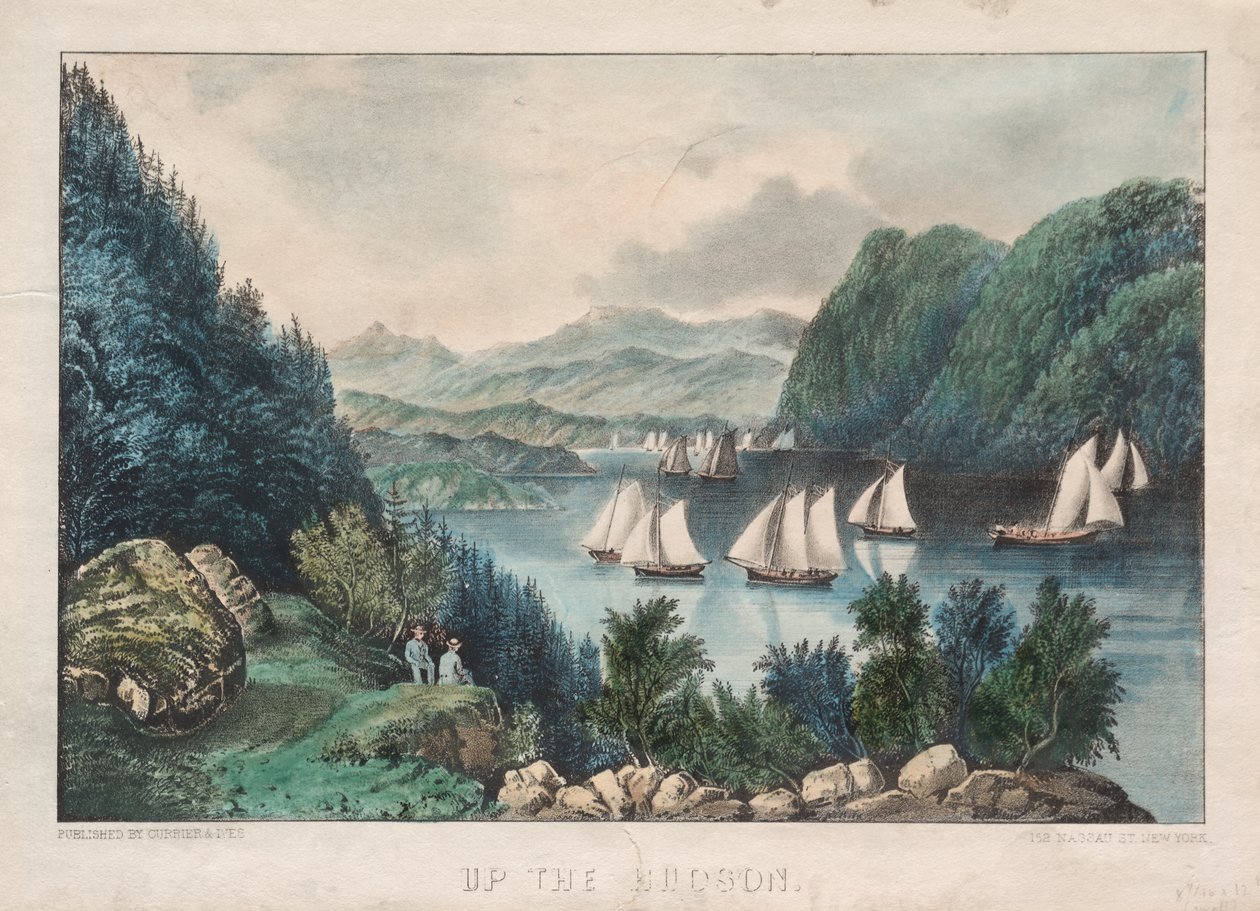 Acima do Hudson de James Merritt Ives