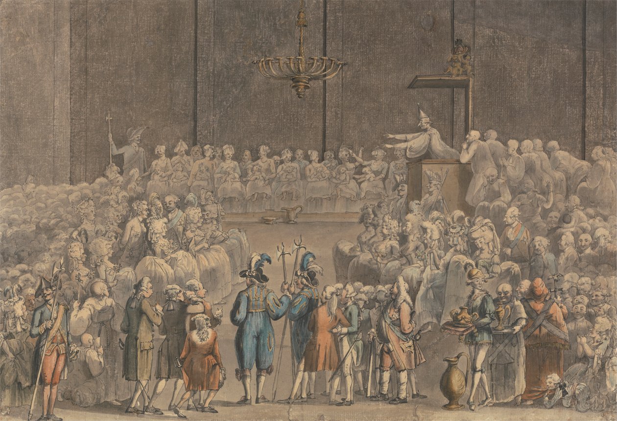 Um baptizado no Vaticano com a Guarda Papal Suíça, etc. de James Miller