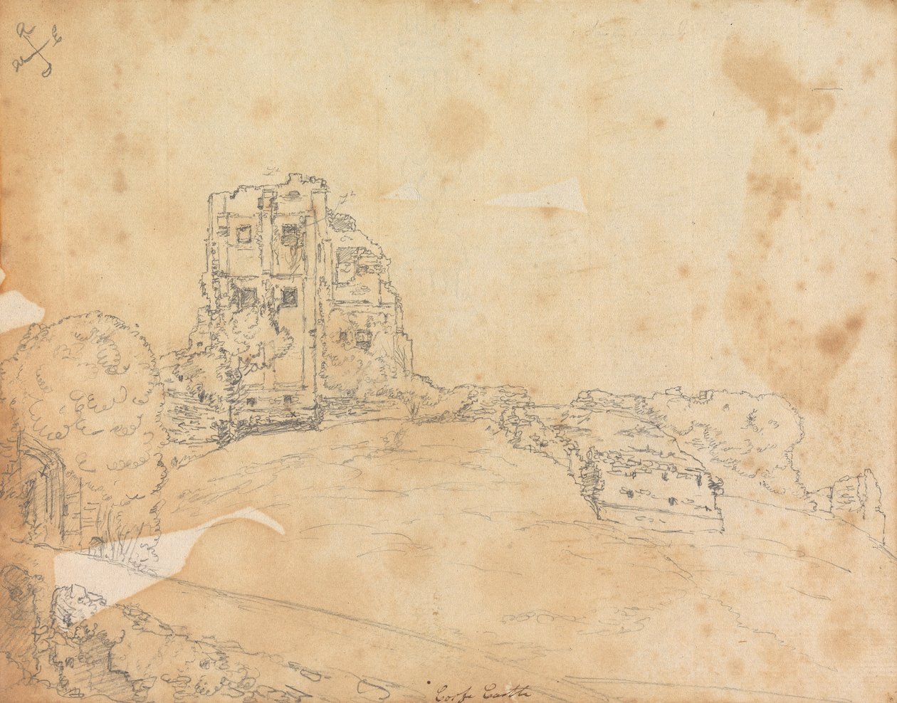 Castelo de Corfe de James Moore