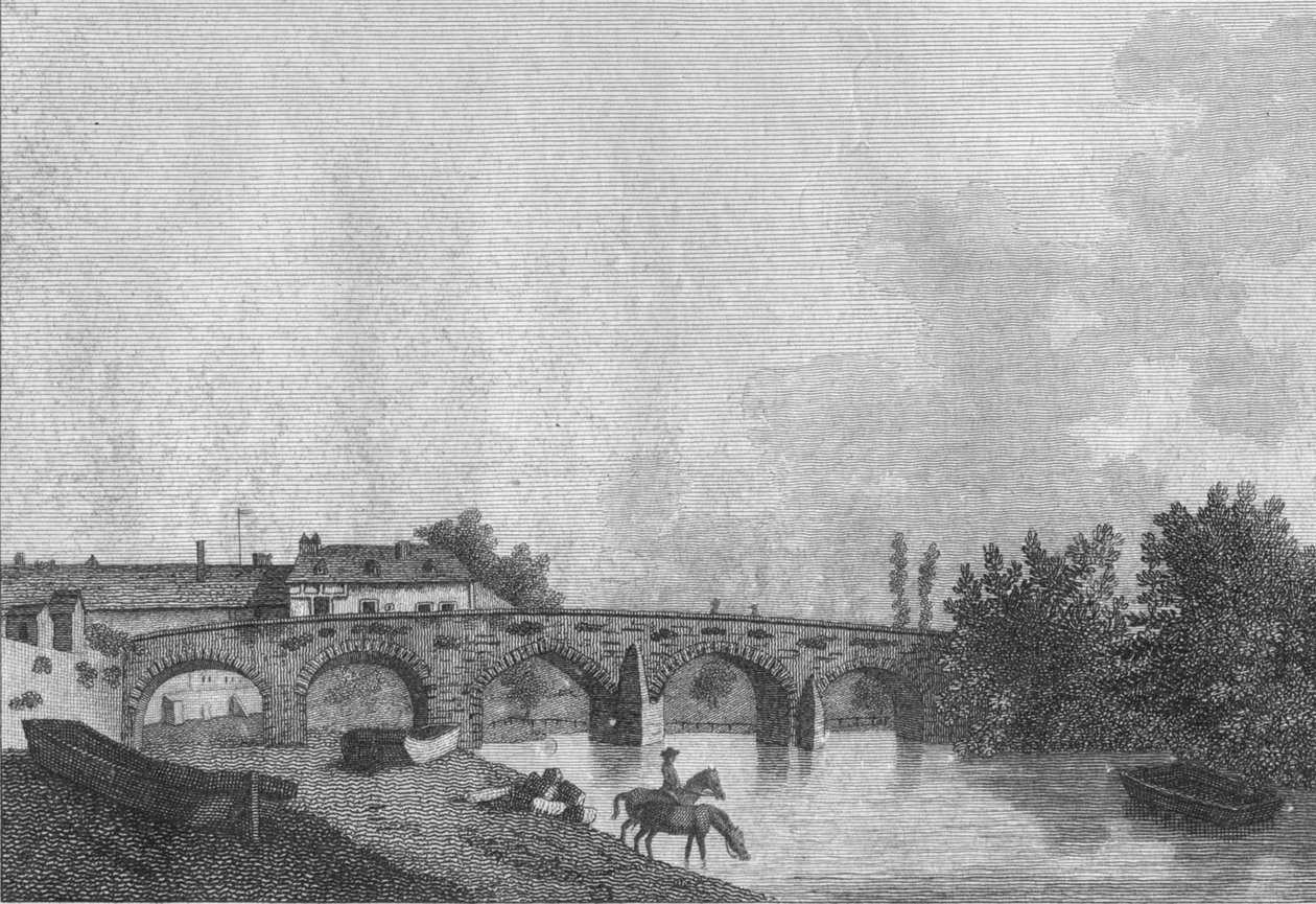 Ponte de Maidstone, Kent. Pl. 2, 1787 de James Newton