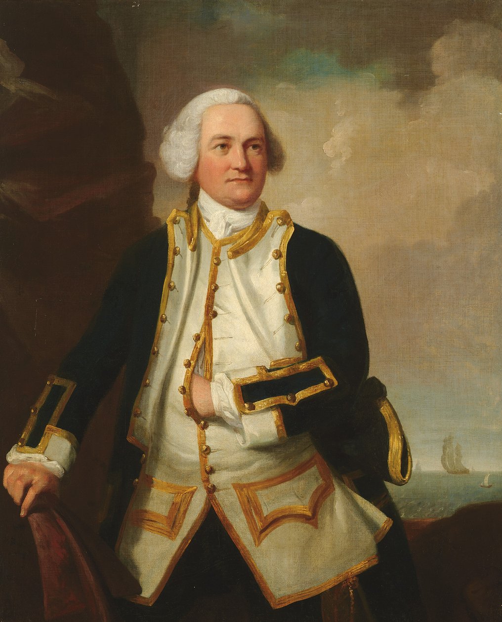 Retrato do Almirante Samuel Graves de James Northcote