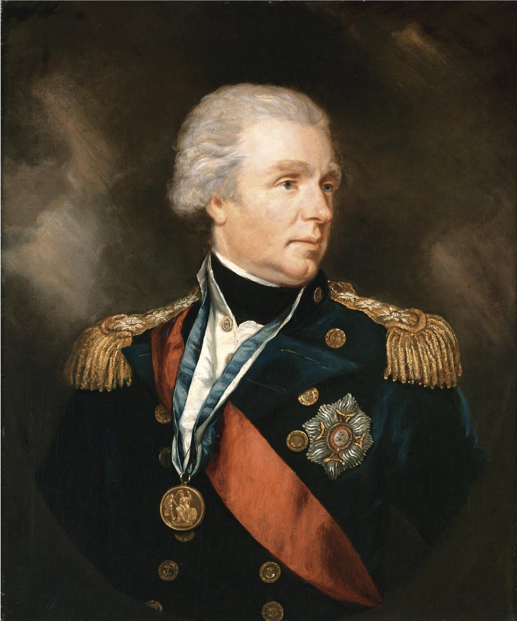 Retrato do Almirante William Waldegrave de James Northcote