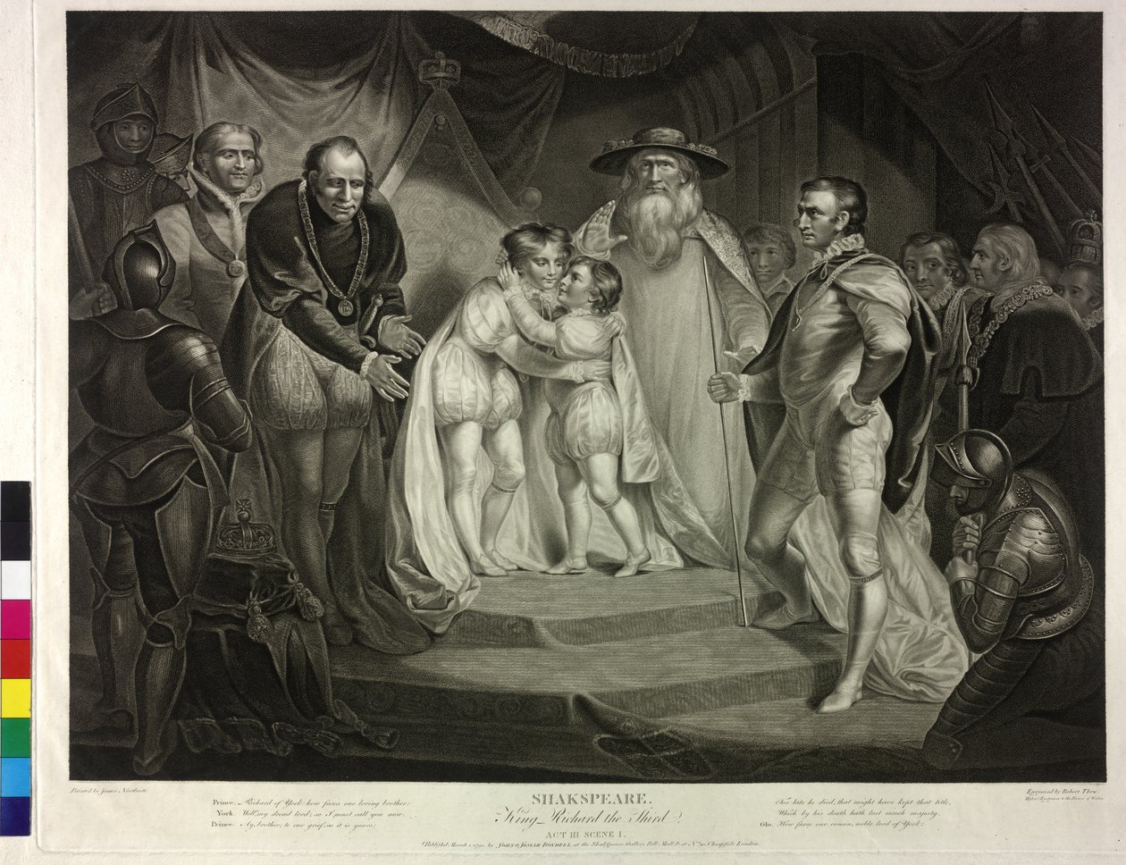 Design de produção William Shakespeare: Rei Ricardo III de James Northcote