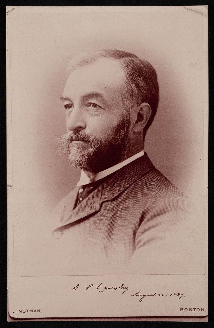 Retrato de Samuel Pierpont Langley 1834-1906, 22 de agosto de 1887. de James Notman