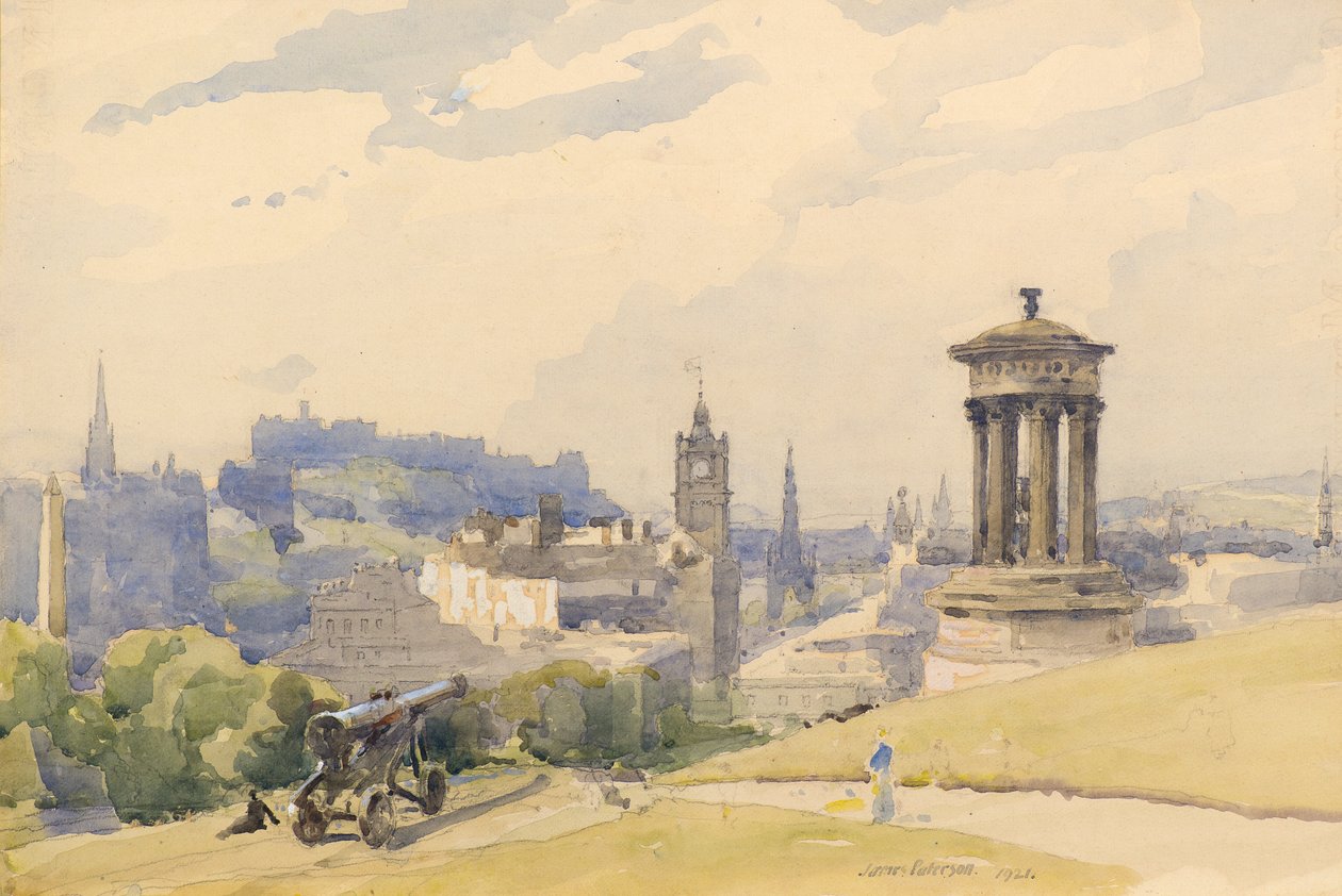 Edimburgo de Calton Hill de James Paterson