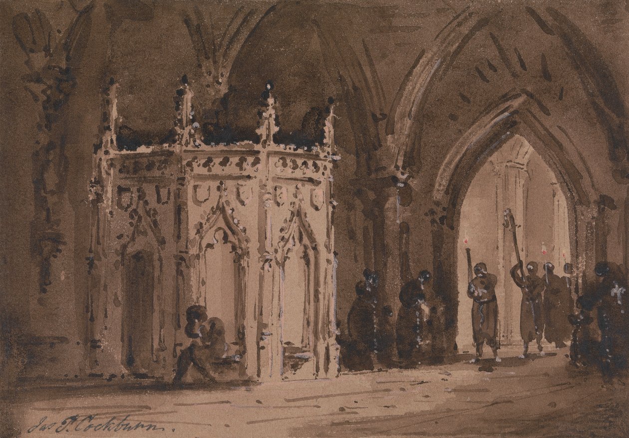 Procissão numa Igreja de James Pattison Cockburn