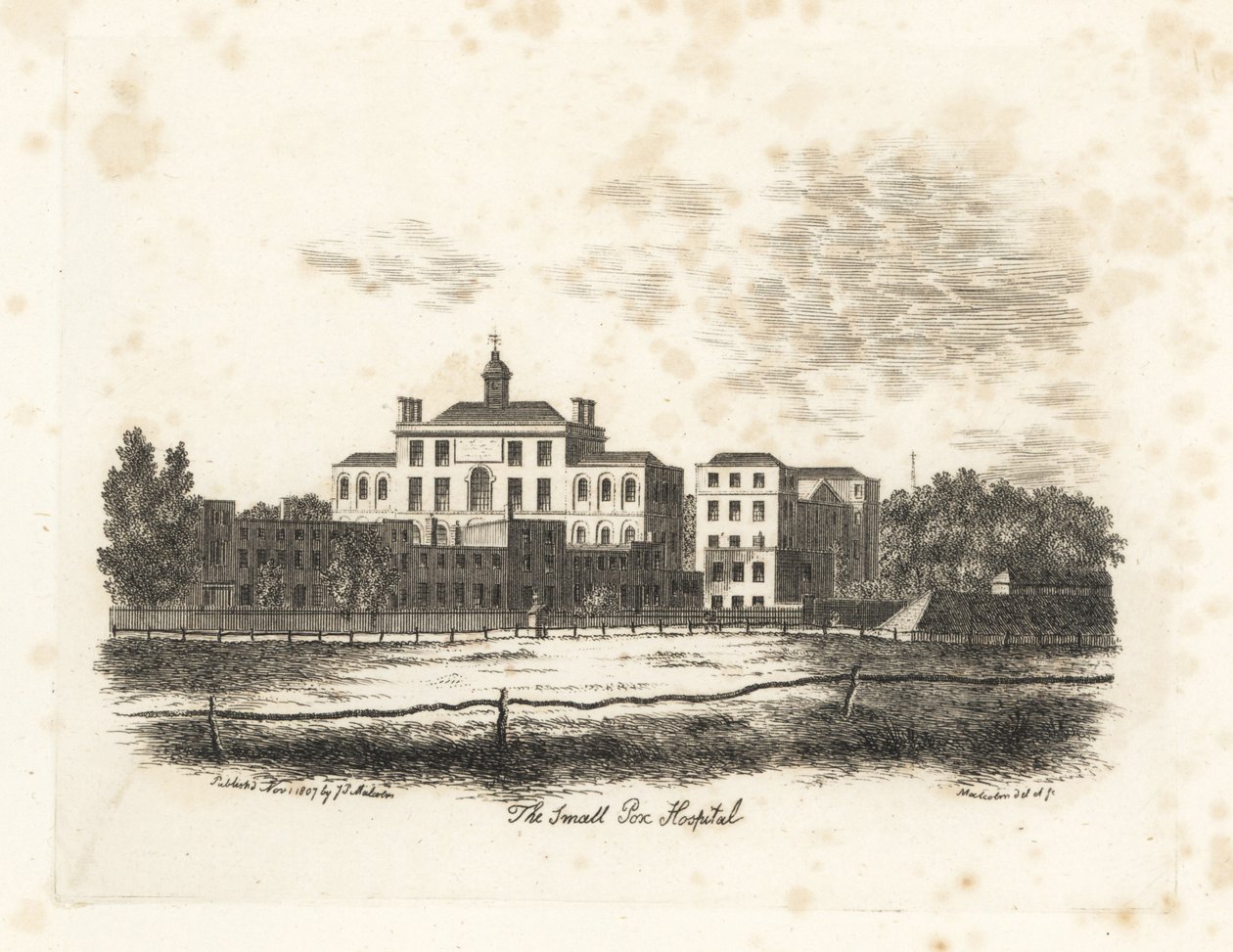 Hospital da Varíola, Londres de James Peller Malcolm