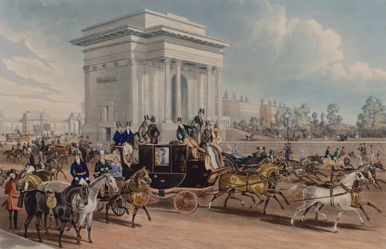 Esquina do Hyde Park de James Pollard