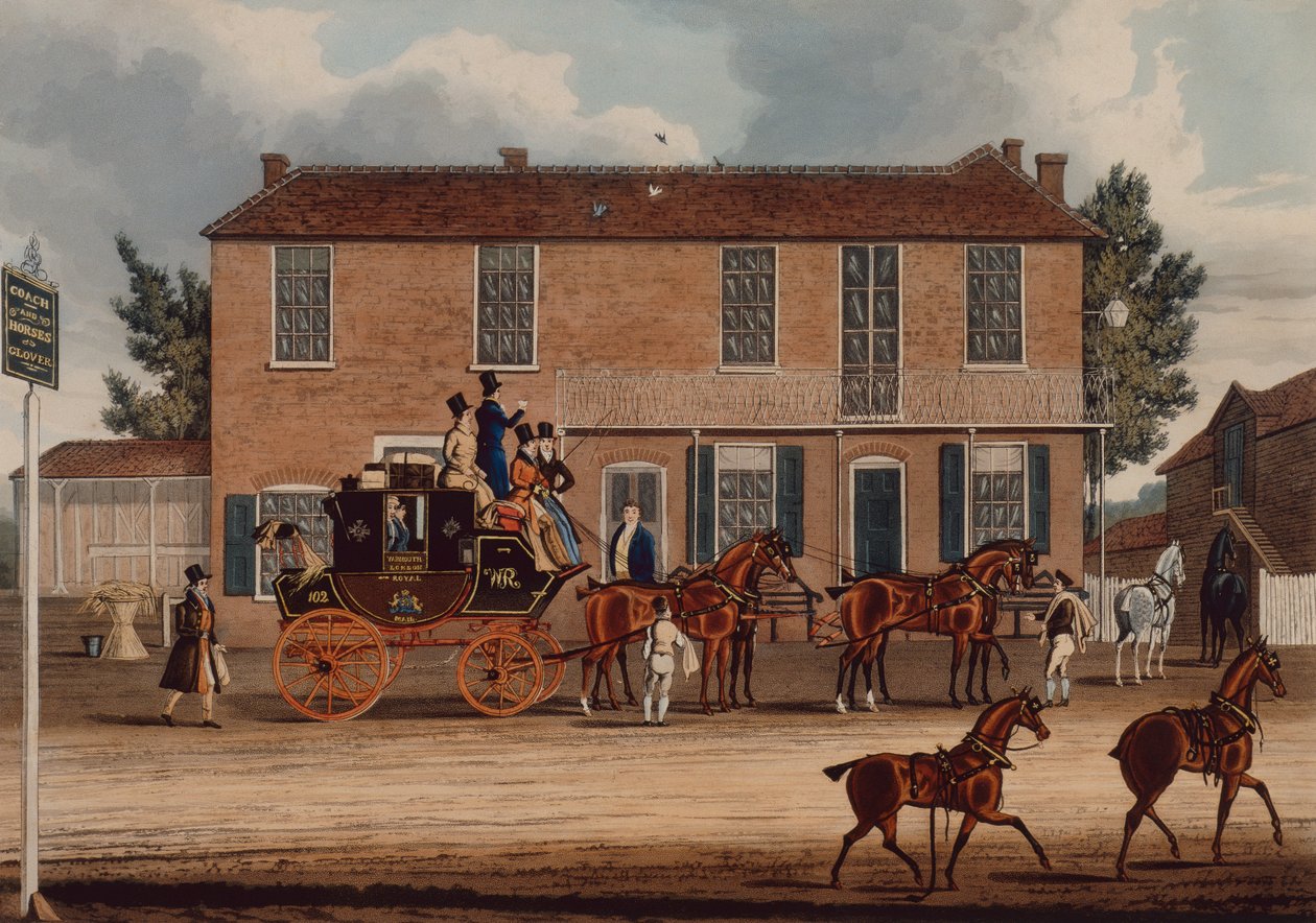 O treinador e cavalos, Ilford de James Pollard