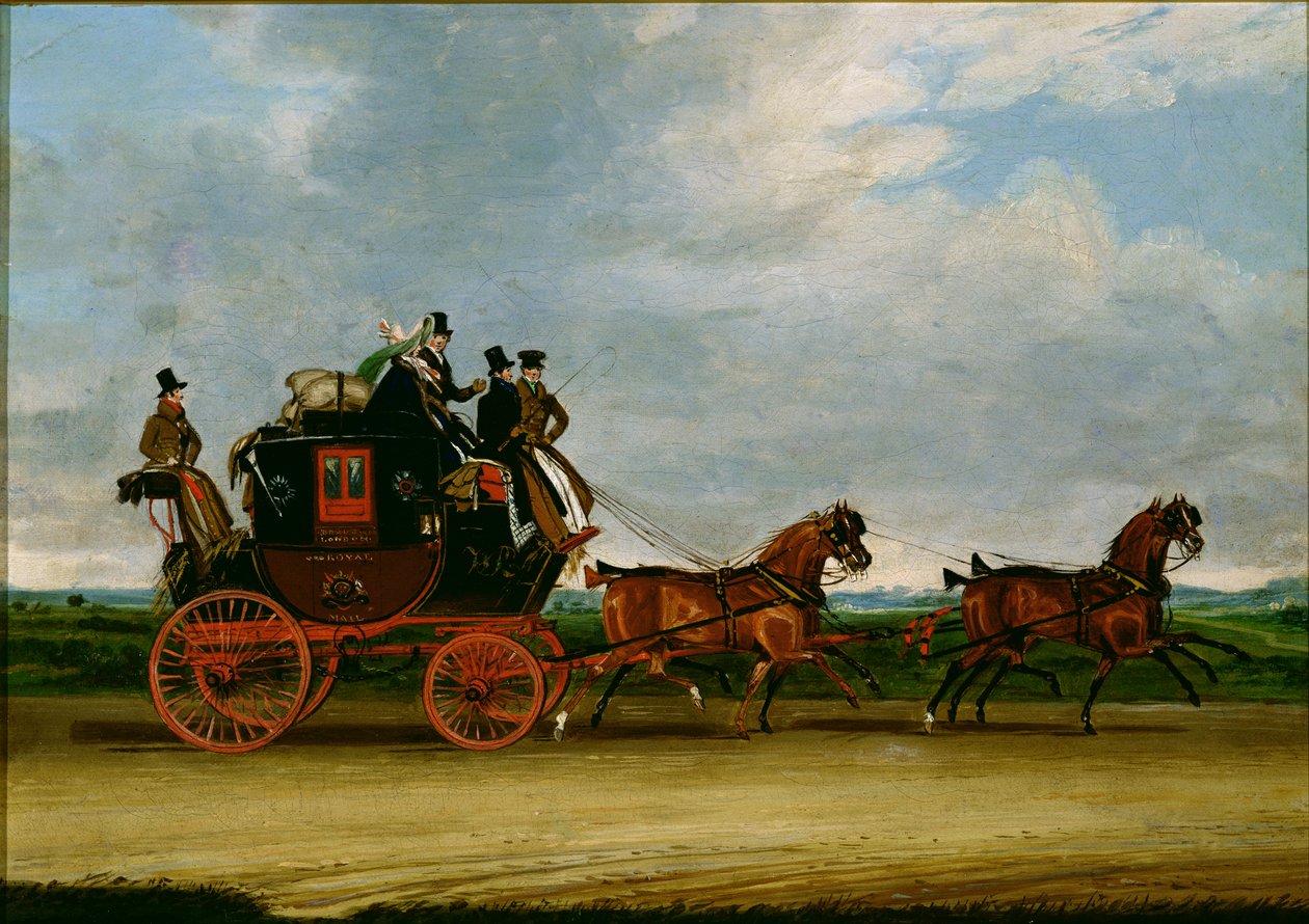 O Dover para o London Mail de James Pollard