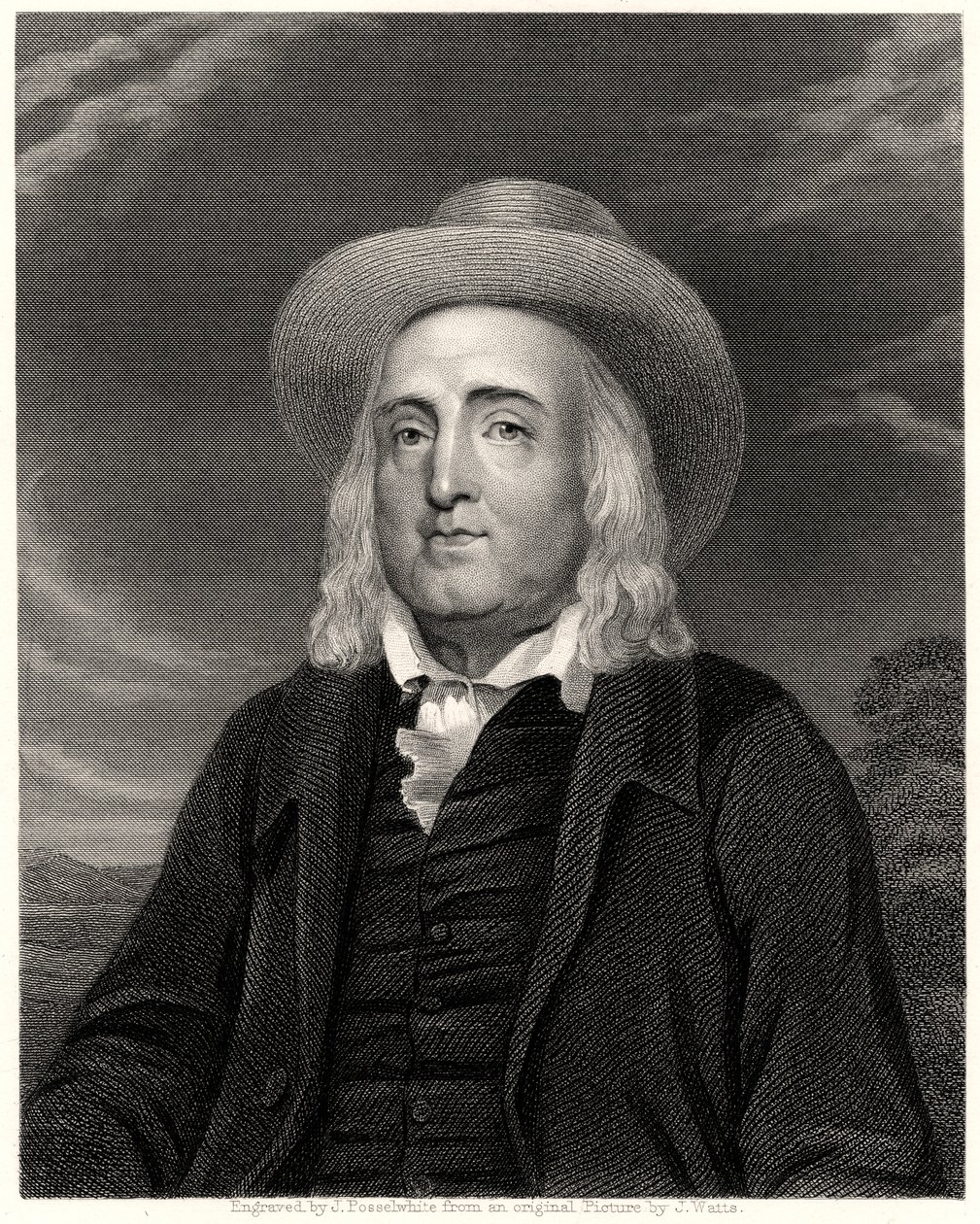 Jeremy Bentham, século XIX de James Posselwhite