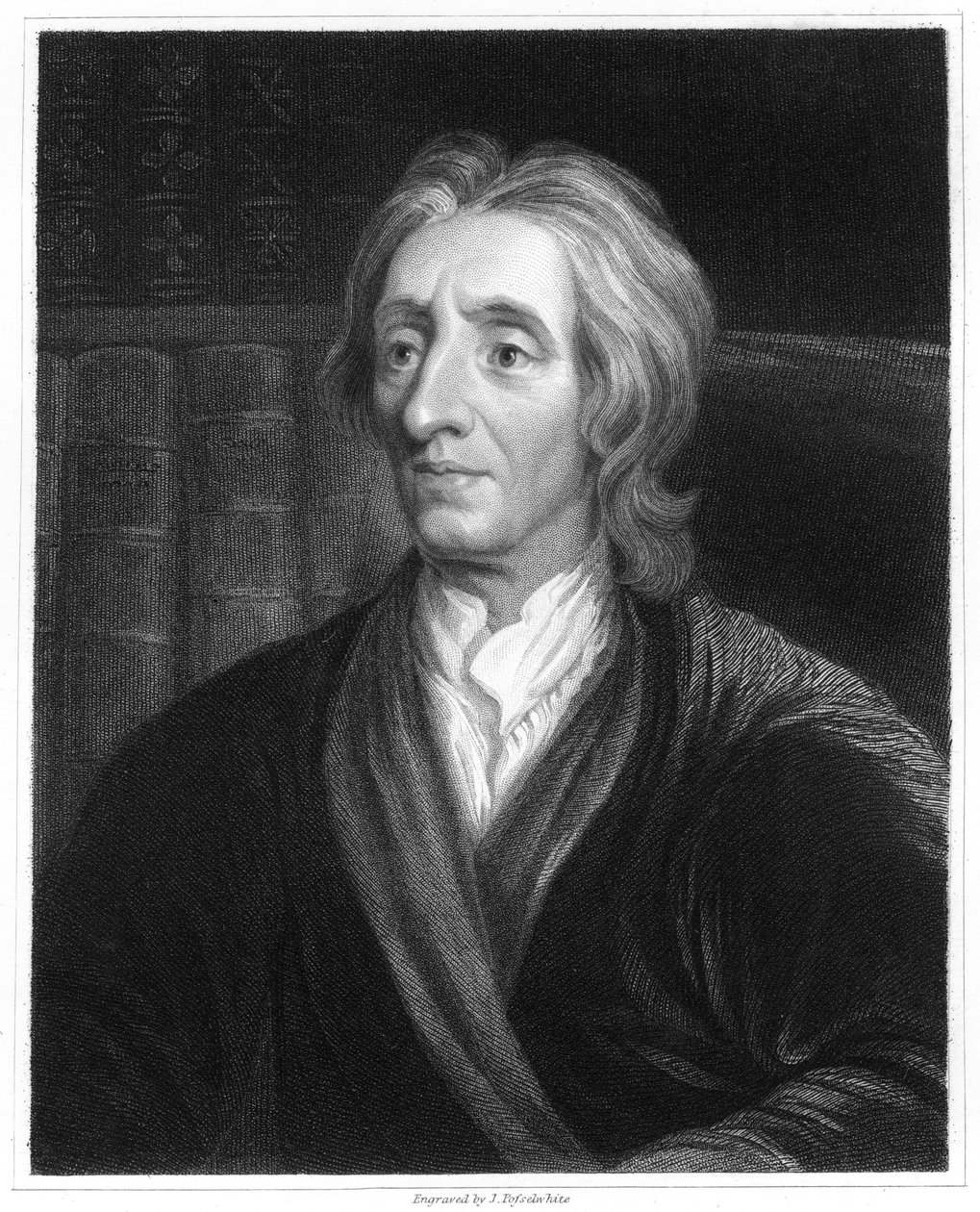 John Locke, filósofo inglês, 1836. de James Posselwhite