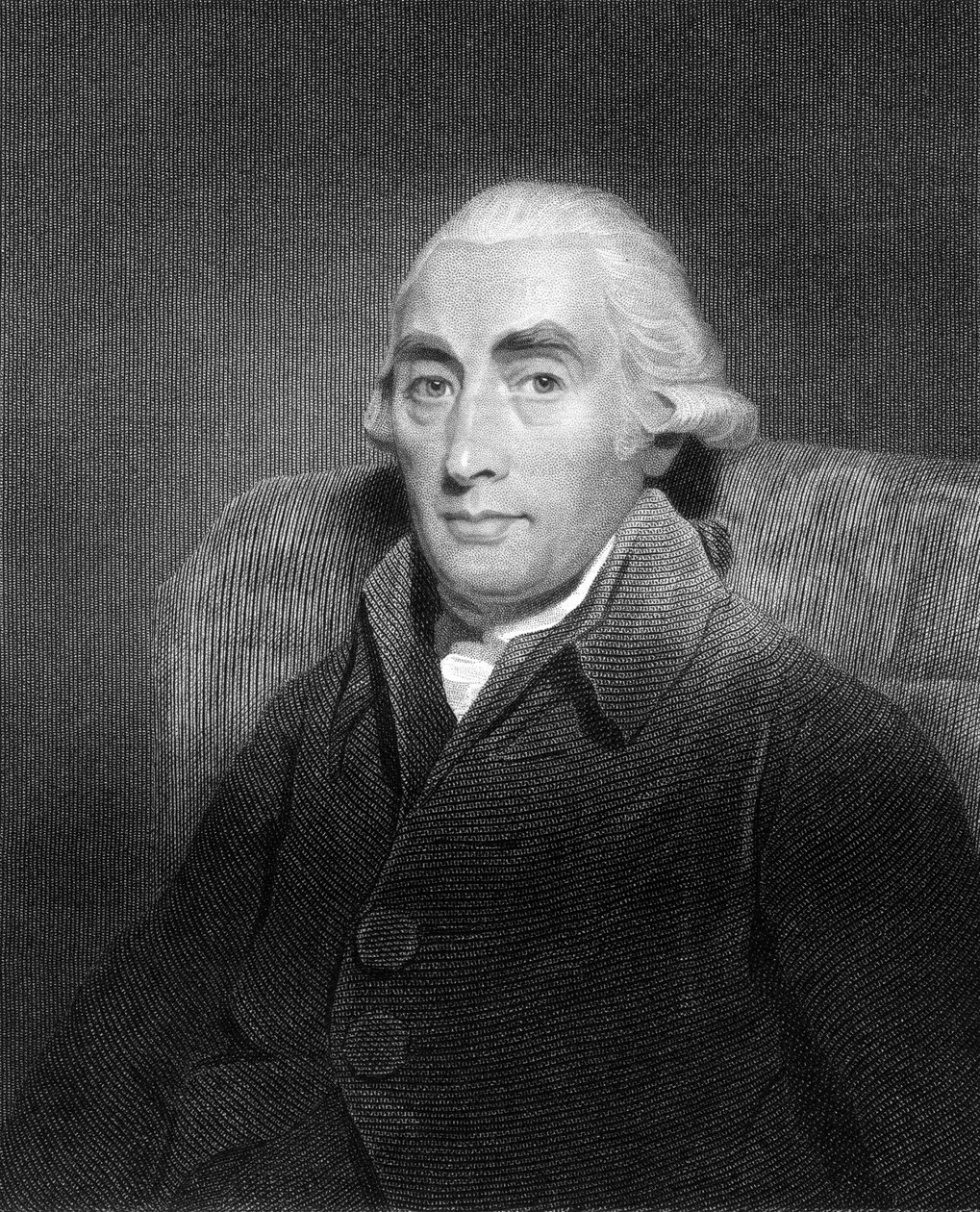 Joseph Black, físico e químico escocês do século XVIII, 1836. de James Posselwhite