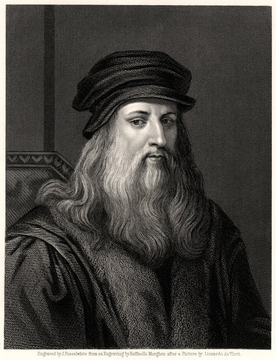 Leonardo da Vinci, século XIX de James Posselwhite