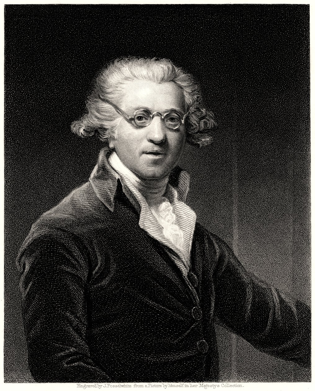 Sir Joshua Reynolds, século XIX de James Posselwhite
