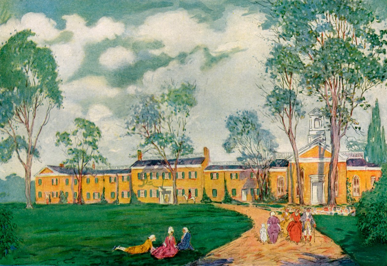 Doughoregan Manor, perto de Ellicott City, Maryland, EUA, século XVIII 1921. de James Preston