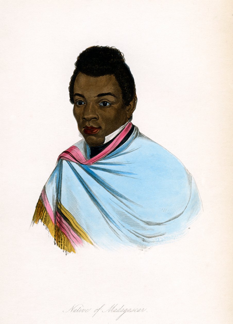 Nativo de Madagascar, c1850. de James Prichard