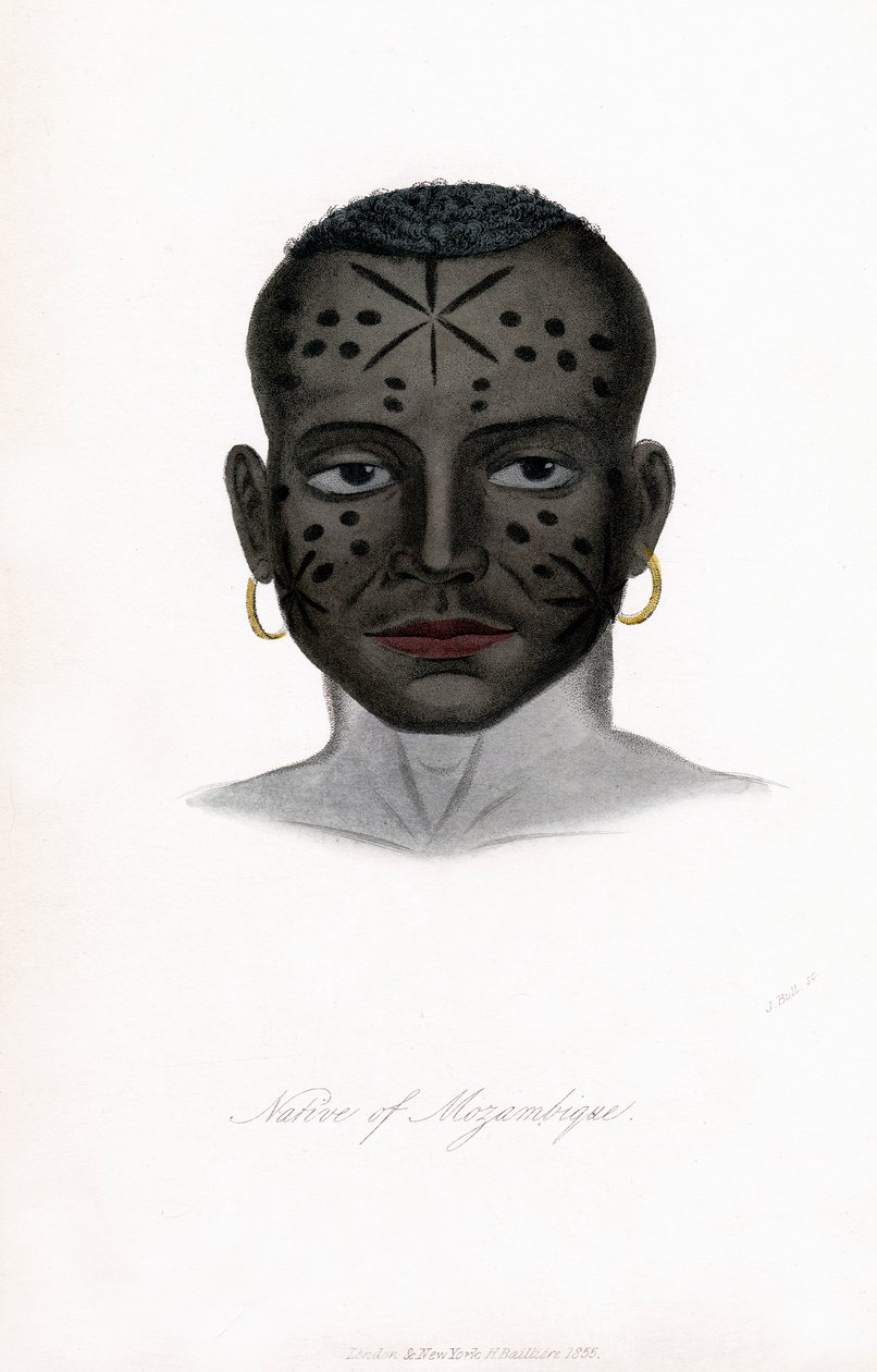 Nativo de Moçambique, c1850. de James Prichard