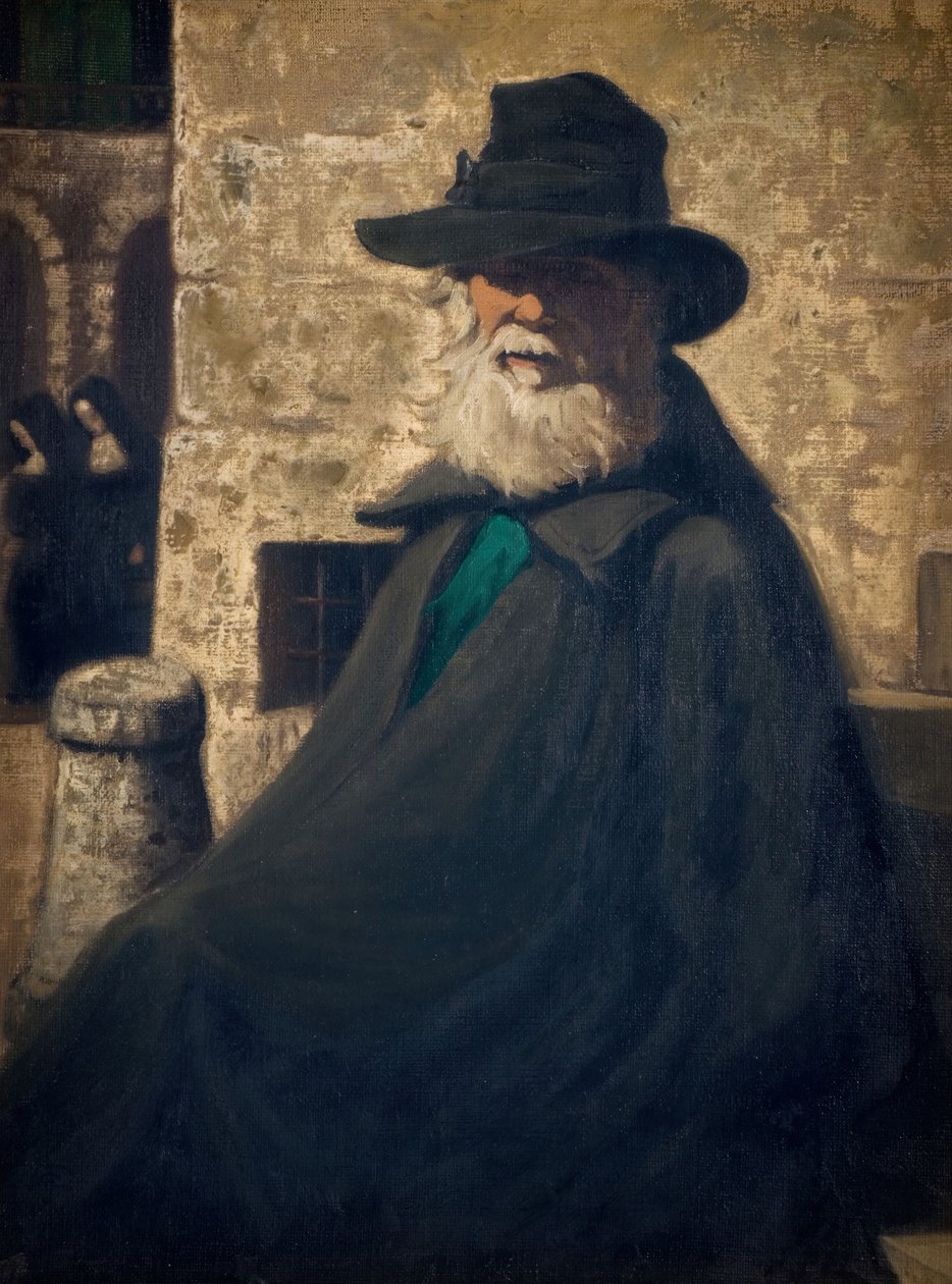 Um velho mendigo, 1930. de James Pryde