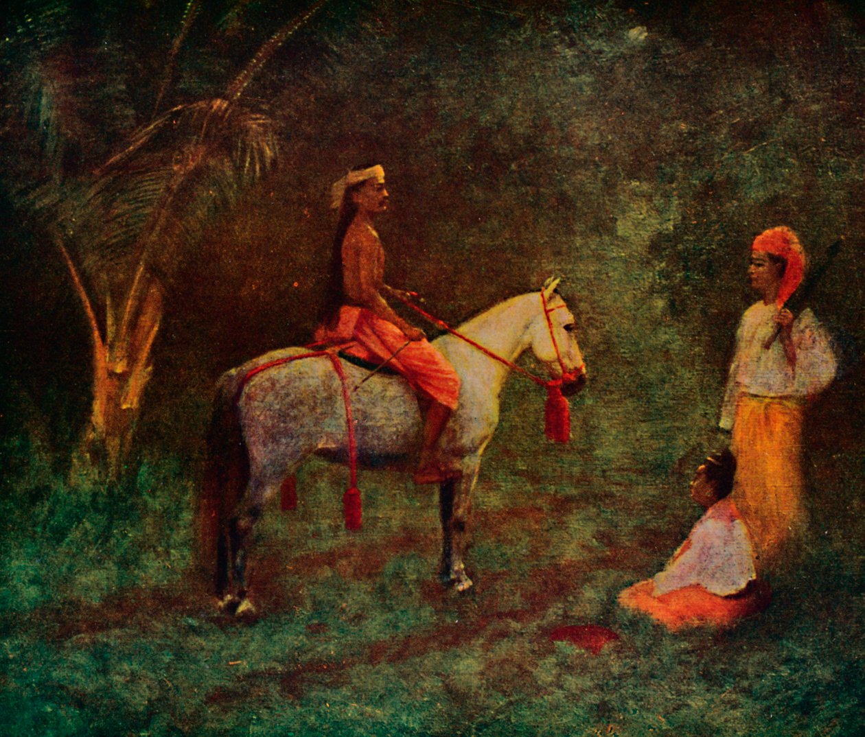 Um cavaleiro birmanês, 1913 de James Raeburn Middleton