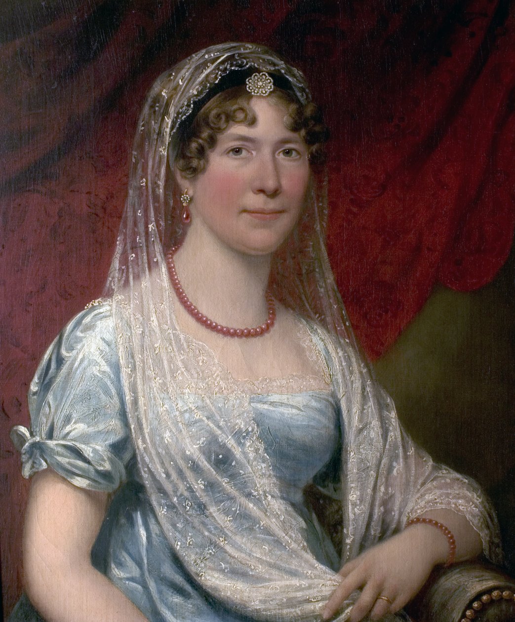 Retrato de uma senhora, 1810-54 de James Ramsay