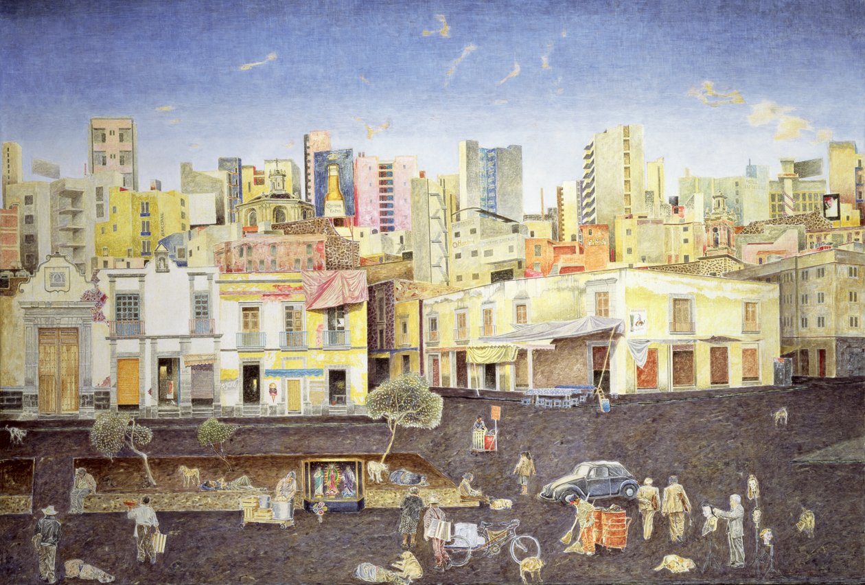 Cabeleireiro na Praça Roldan, 2001 de James Reeve