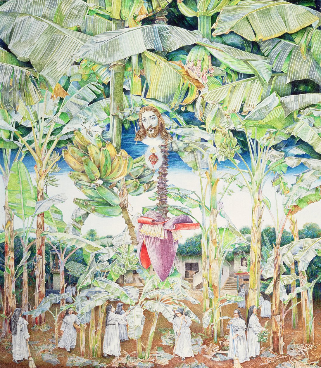 Visão milagrosa de Cristo em Banana Grove, 1989 de James Reeve