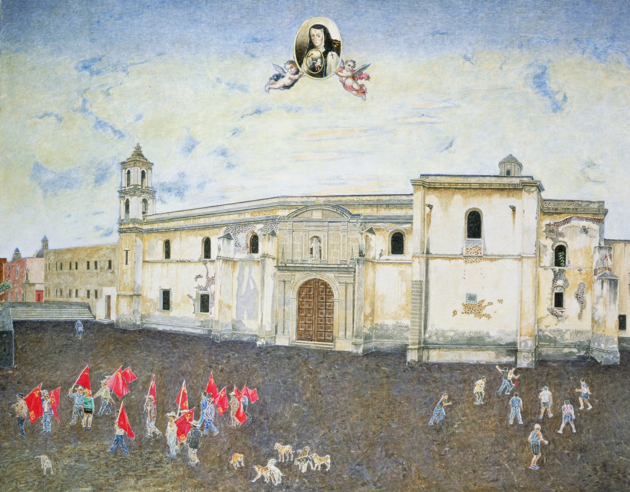 Protesto Político, o Claustro de Sor Juana de la Cruz (1648-95) 2001 de James Reeve