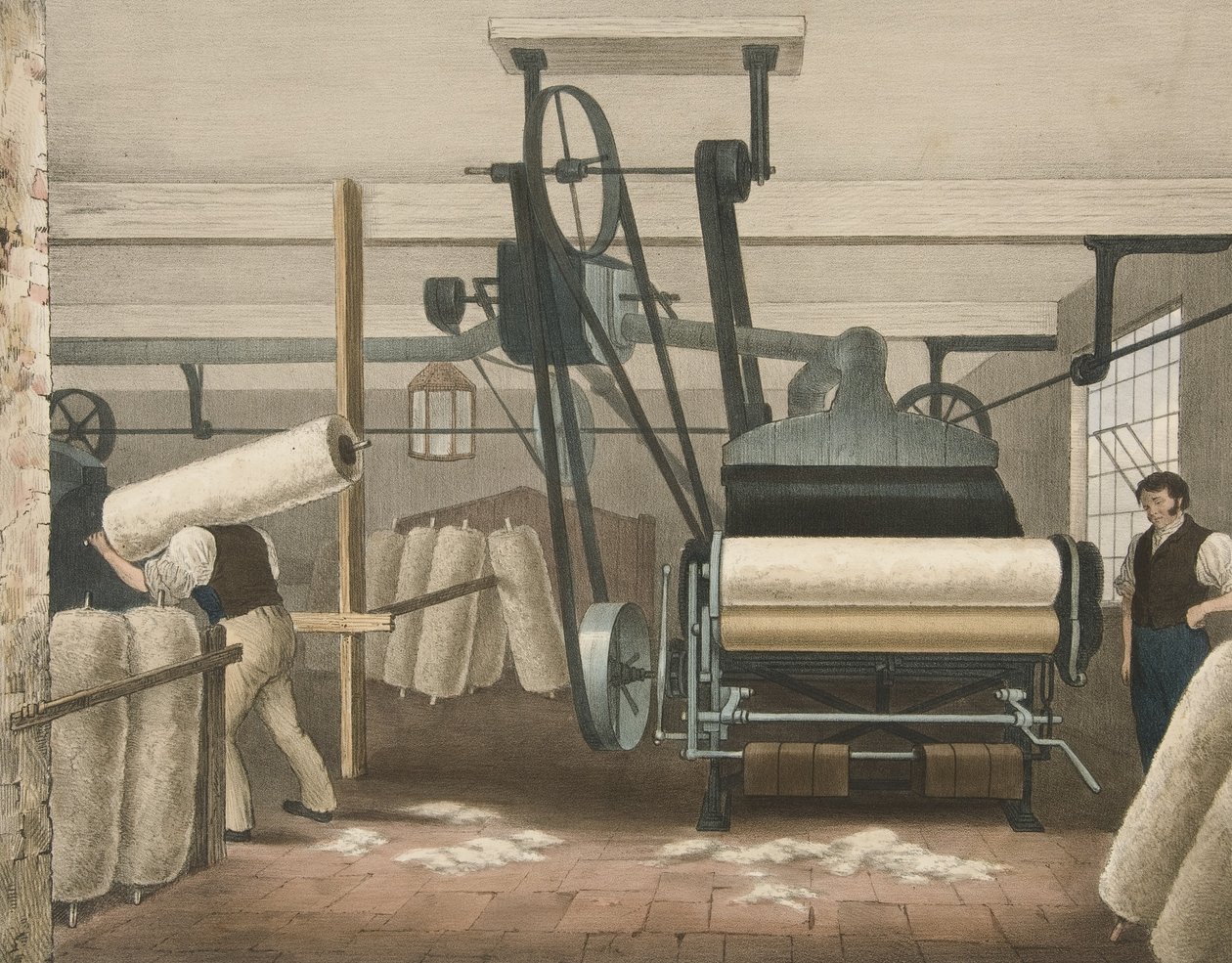 Lap Frame, Progress of Cotton No. 3, pub. 1840 de James Richard Barfoot
