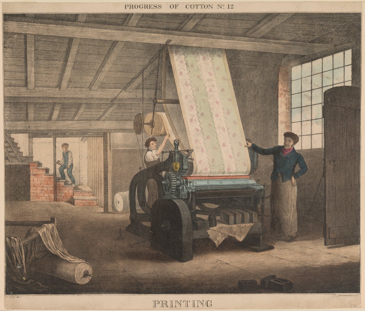 Progresso do algodão, nº 12: Impressão de James Richard Barfoot