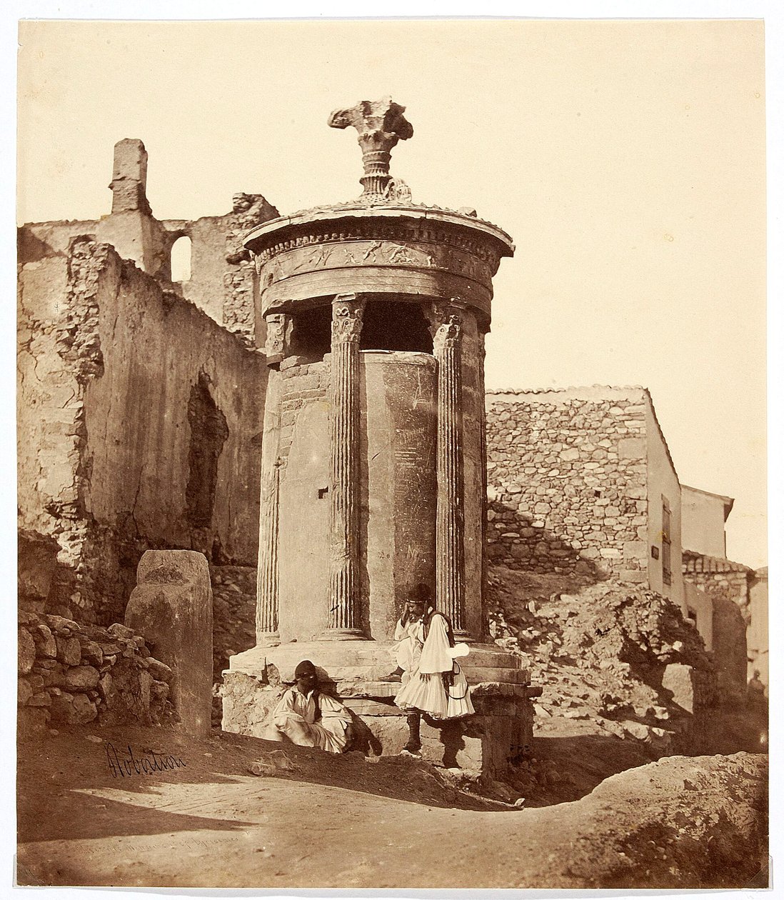 «Monumento corego de Lisícrates» [Atenas. Monumento de Lisícrates] de James Robertson
