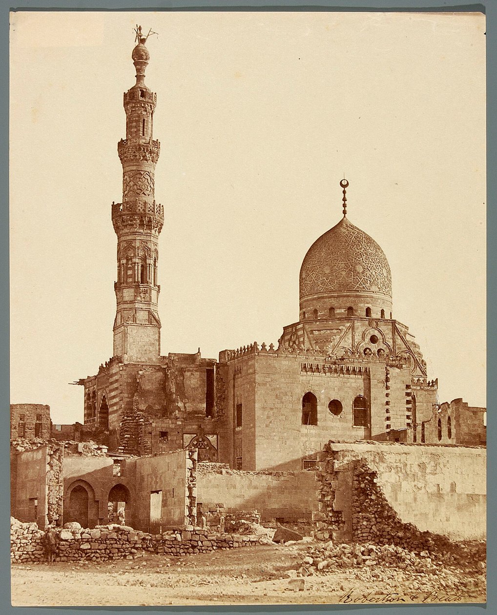 Egito. Cairo. Complexo funerário do sultão Qaitbay (1472-1474) de James Robertson