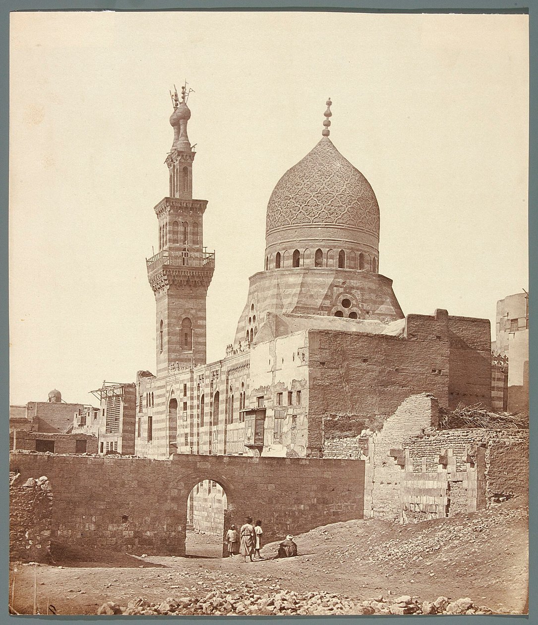 Egipto. Cairo. Complexo religioso funerário do emir mameluco Kani Bey Ar-Rammah (1503) de James Robertson