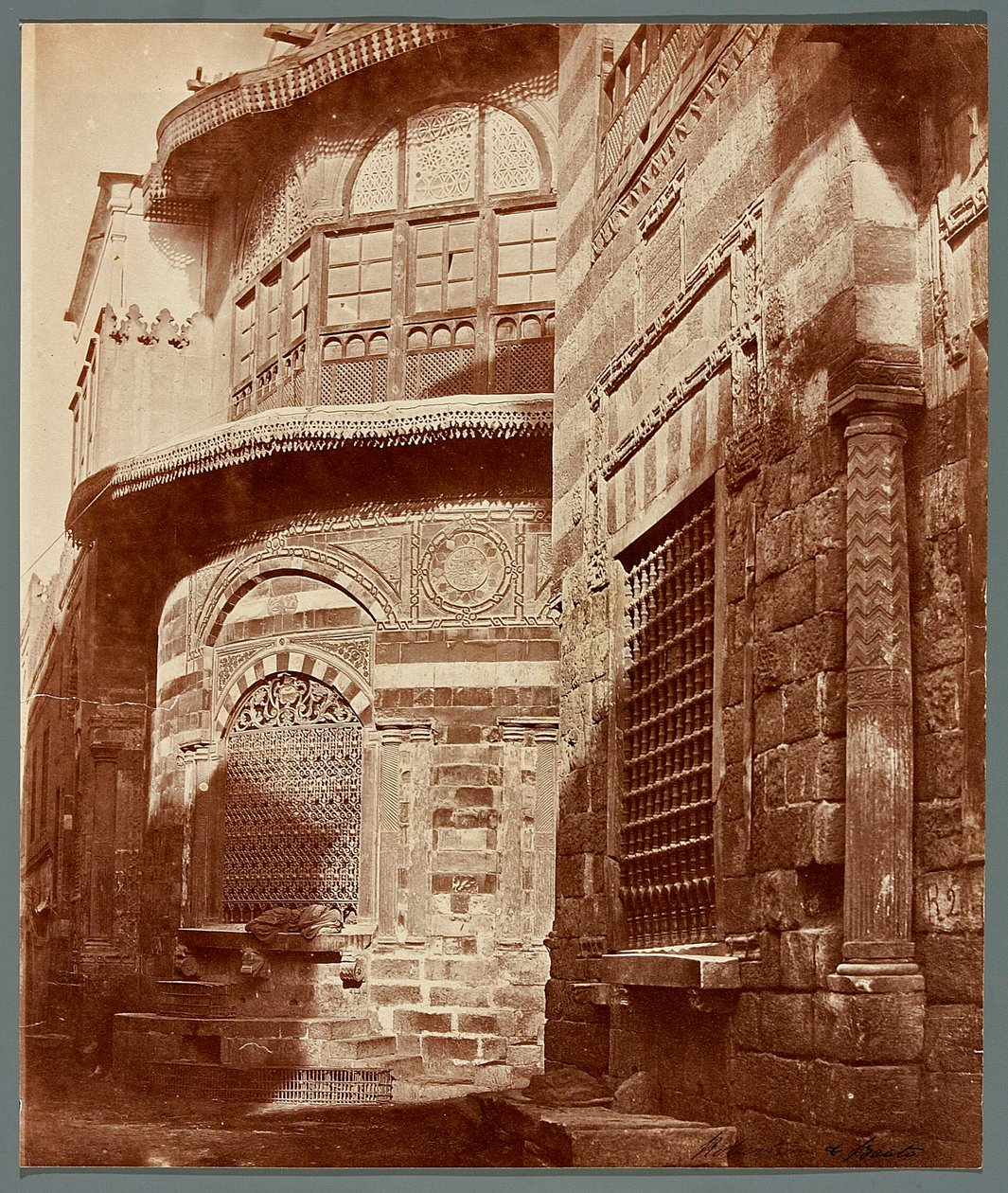 Egito. Cairo. Sabil - Kuttab do sultão Mahmud (1750) de James Robertson