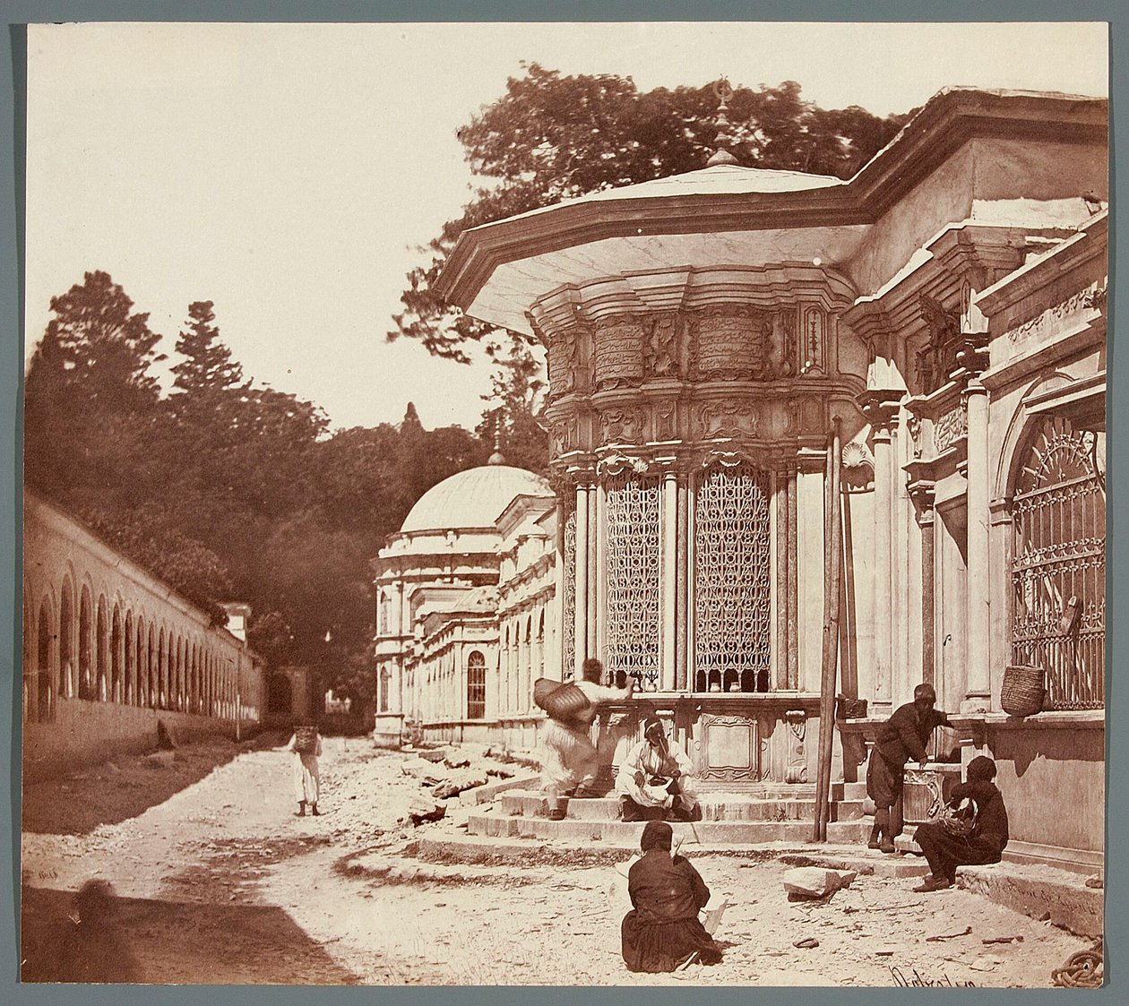 Fontaine de Eyoub [Istambul. Fonte do sultão Eyüp?] de James Robertson