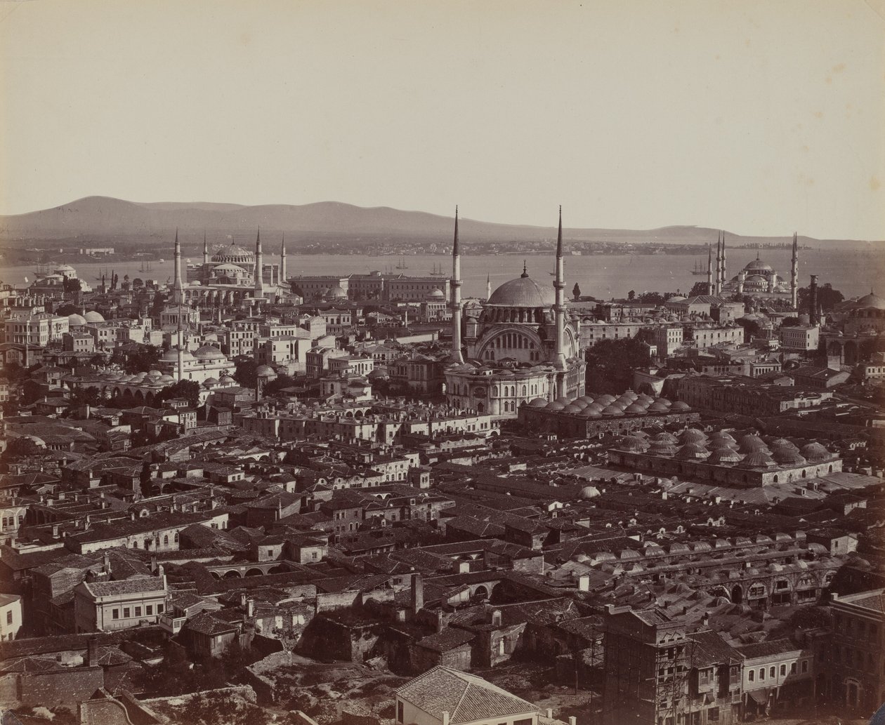Panorama de Constantinopla, 1857 (foto) de James Robertson