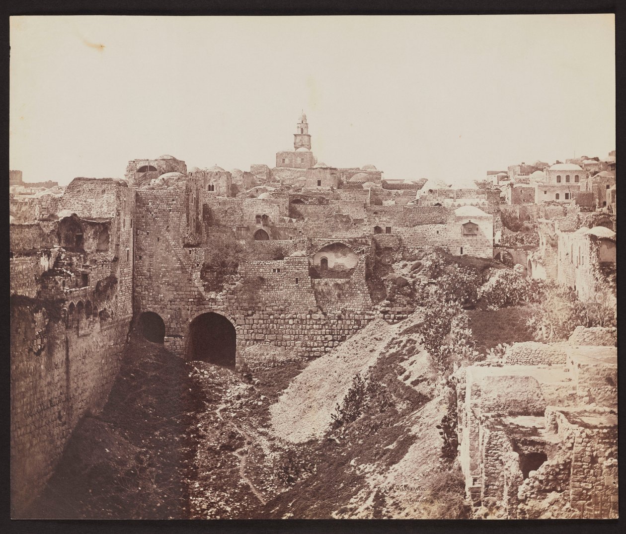 Tanque de Betesda. Jerusalém [Jerusalém. Tanque de Betesda] de James Robertson