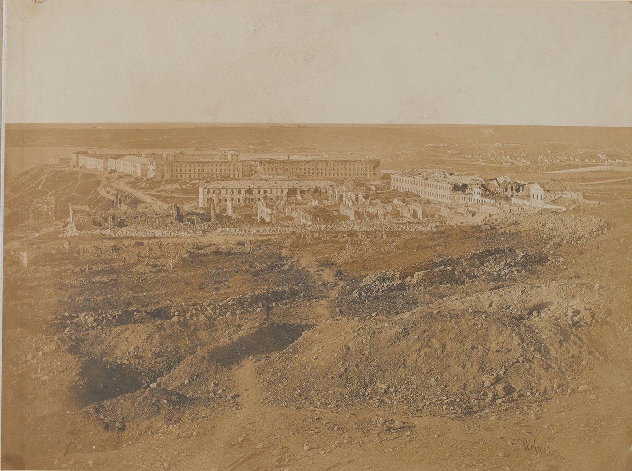 O Grande Quartel após o cerco, 1855 de James Robertson