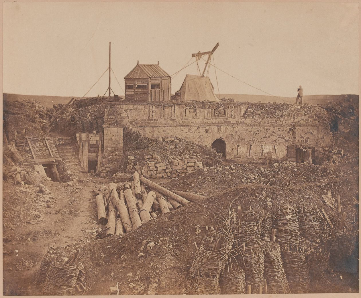 A torre do Malakoff, Sebastopol, 12 de setembro de 1855 de James Robertson